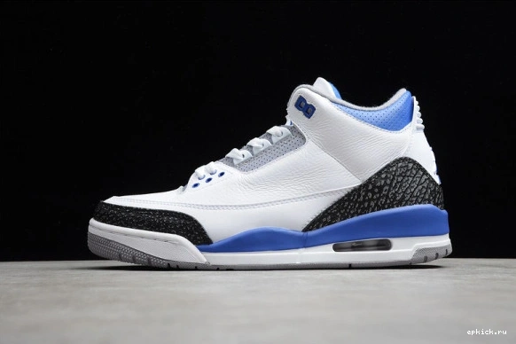 Rep EP AIR WHITE JORDAN RETRO 3 CT8532-145 BLUE CT8532-145 1224